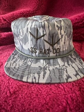 SS Hat Co Gray Camo Bucket Hat
